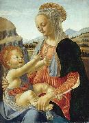 Andrea del Verrocchio Mary with the Child oil painting reproduction